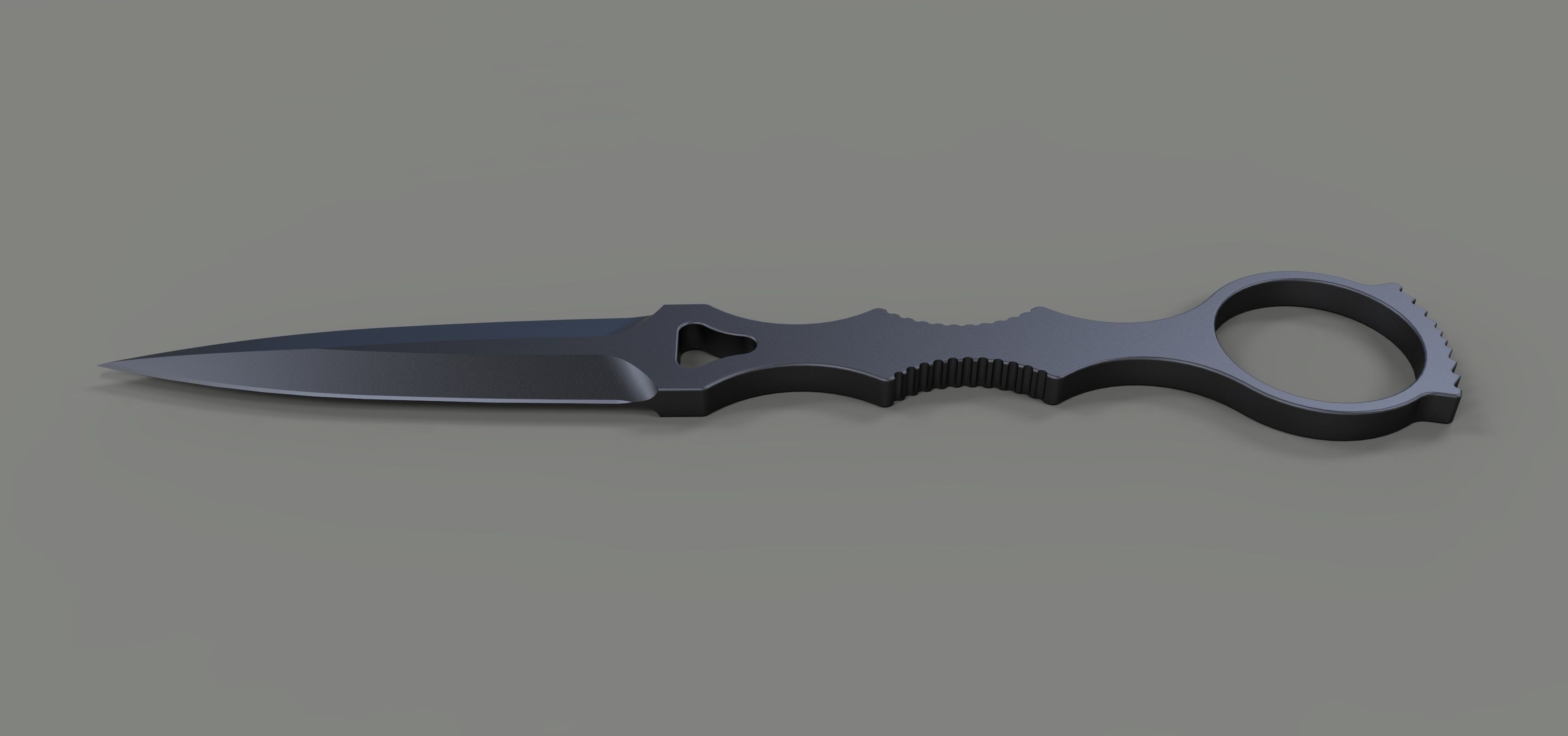 Dagger 3 knife 3D model_6