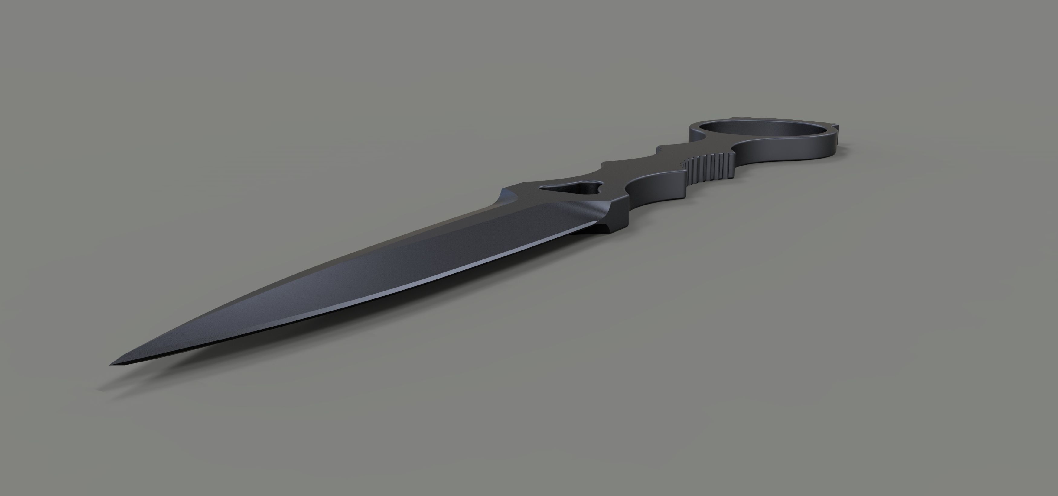 Dagger 3 knife 3D model_3