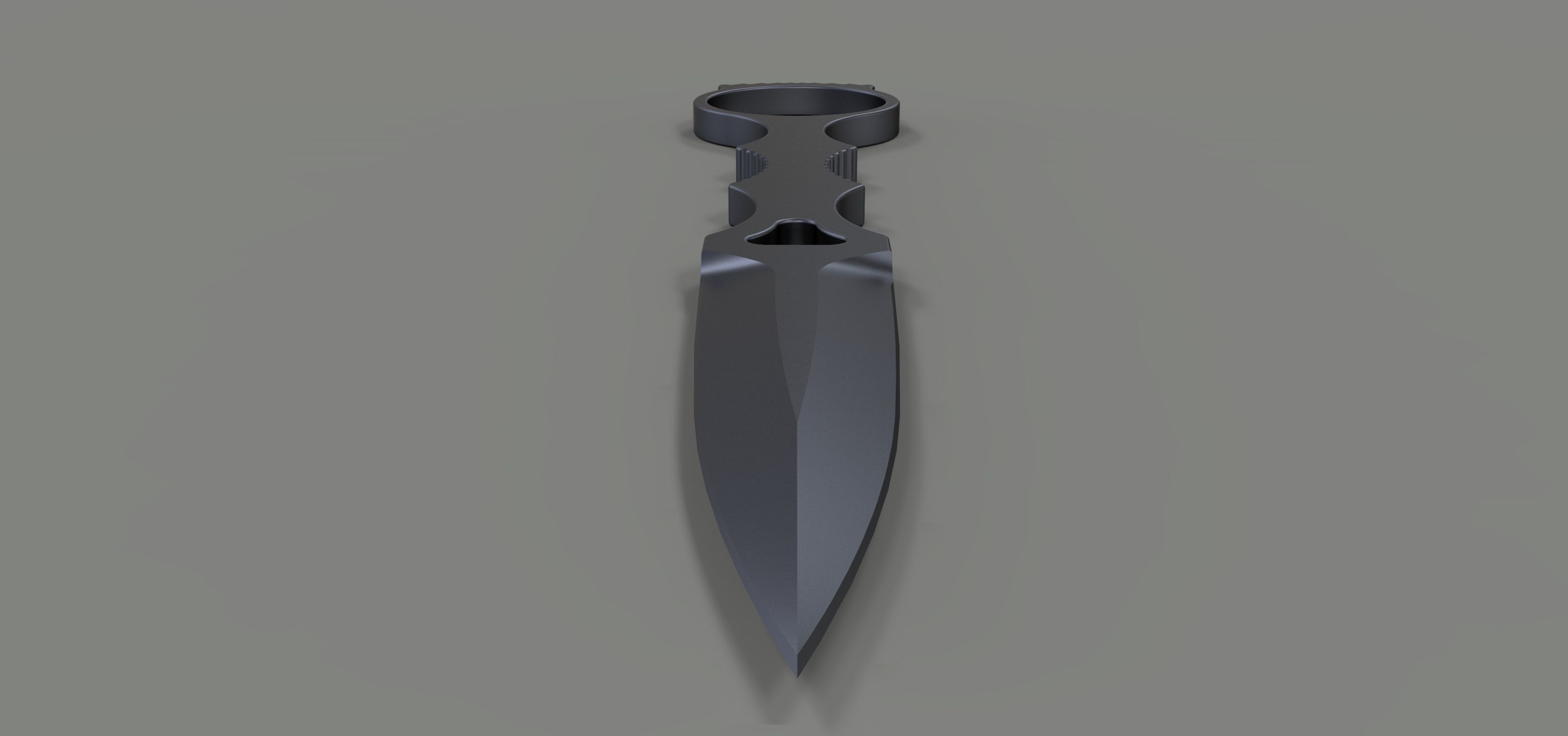 Dagger 3 knife 3D model_4