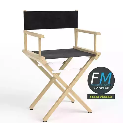 Director chair 3D model