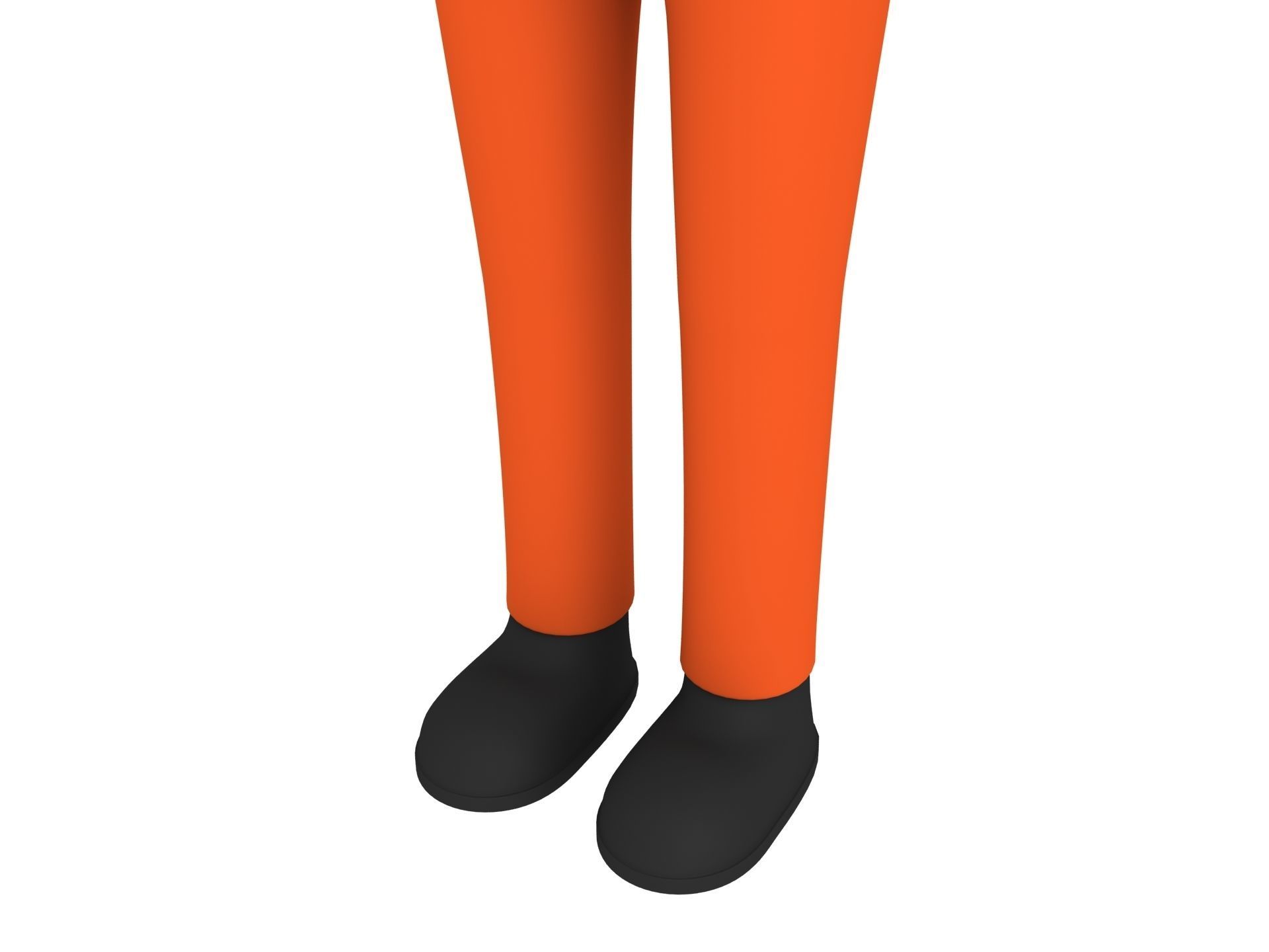 CartoonMan004 Prisoner 3D model_7