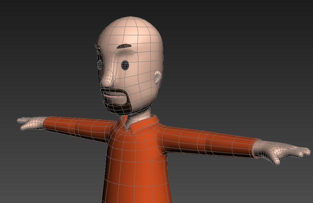 CartoonMan004 Prisoner 3D model_10