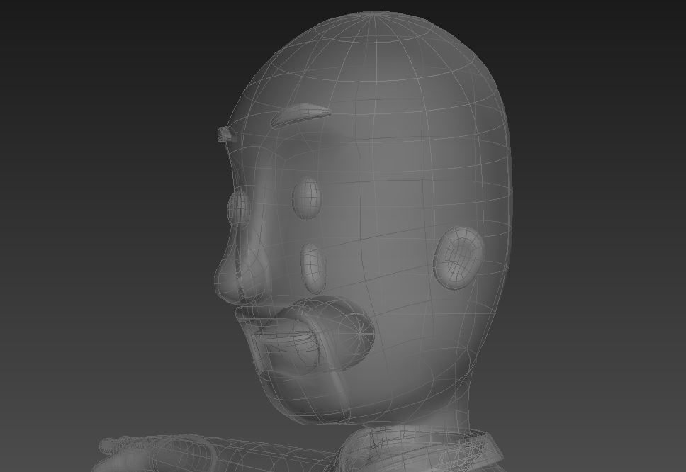 CartoonMan004 Prisoner 3D model_12