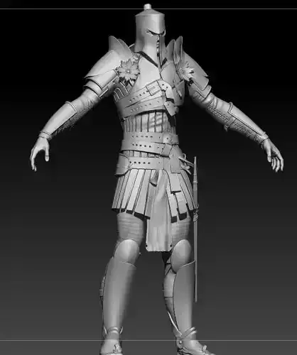 Crusader remastered high poly