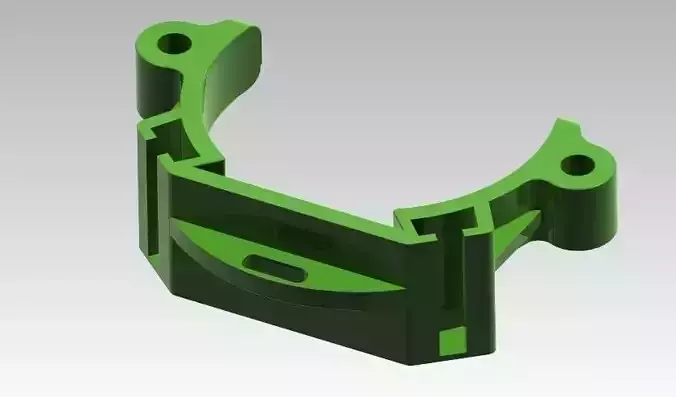Base for Diaphragm Pump Body  Free 3D model