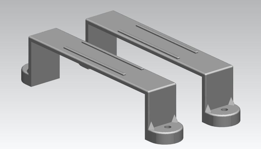 Battery Clamp Free 3D model_1