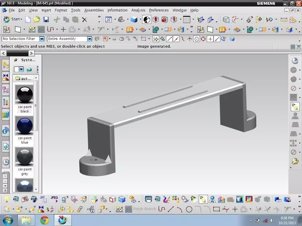 Battery Clamp Free 3D model_0