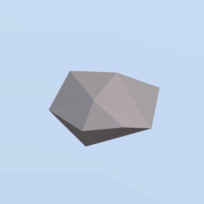 Low Poly Nature Project - 100  Rocks Stones and Clifs Low-poly 3D model_8