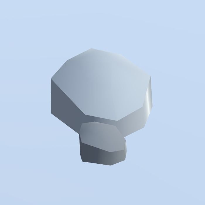 Low Poly Nature Project - 100  Rocks Stones and Clifs Low-poly 3D model_47