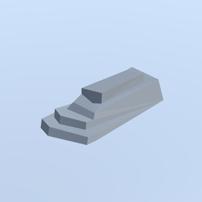Low Poly Nature Project - 100  Rocks Stones and Clifs Low-poly 3D model_77