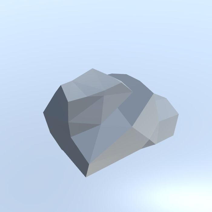 Low Poly Nature Project - 100  Rocks Stones and Clifs Low-poly 3D model_58