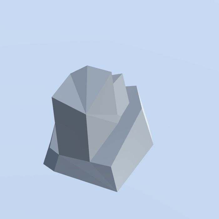 Low Poly Nature Project - 100  Rocks Stones and Clifs Low-poly 3D model_75