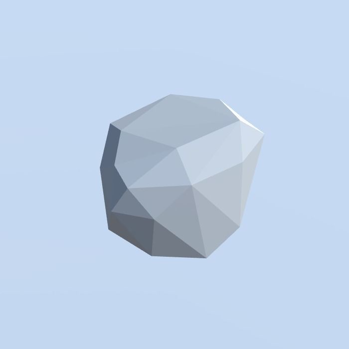 Low Poly Nature Project - 100  Rocks Stones and Clifs Low-poly 3D model_94