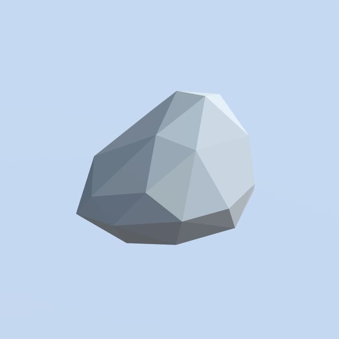 Low Poly Nature Project - 100  Rocks Stones and Clifs Low-poly 3D model_92