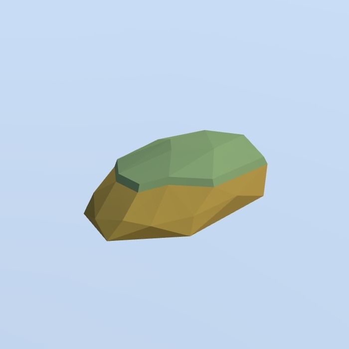 Low Poly Nature Project - 100  Rocks Stones and Clifs Low-poly 3D model_19