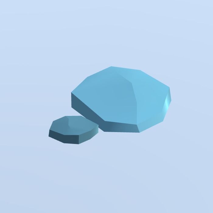 Low Poly Nature Project - 100  Rocks Stones and Clifs Low-poly 3D model_31