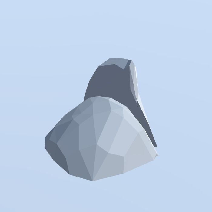 Low Poly Nature Project - 100  Rocks Stones and Clifs Low-poly 3D model_86