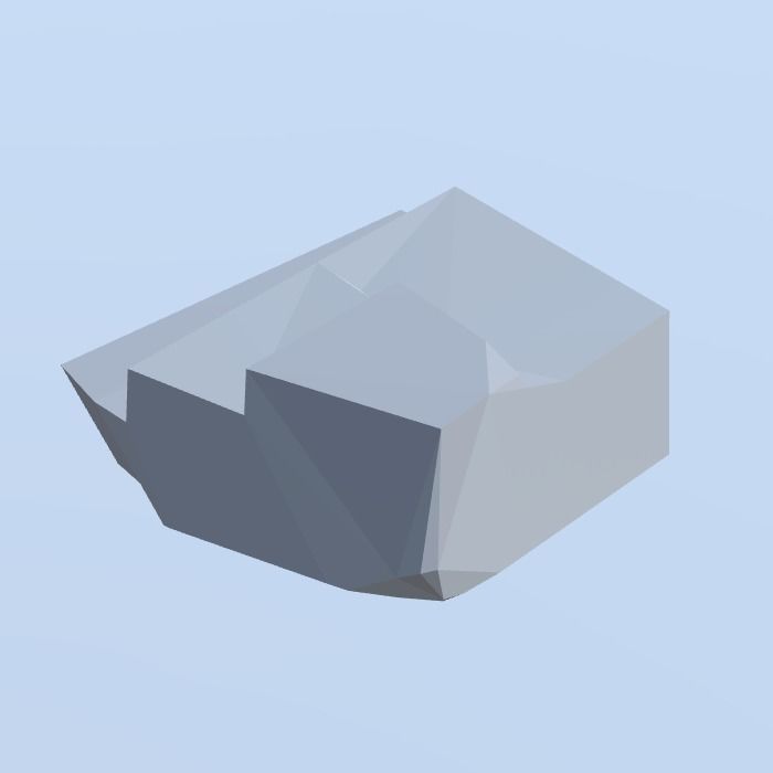 Low Poly Nature Project - 100  Rocks Stones and Clifs Low-poly 3D model_73