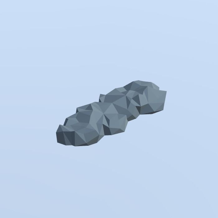 Low Poly Nature Project - 100  Rocks Stones and Clifs Low-poly 3D model_57