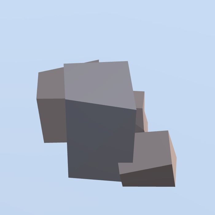Low Poly Nature Project - 100  Rocks Stones and Clifs Low-poly 3D model_38