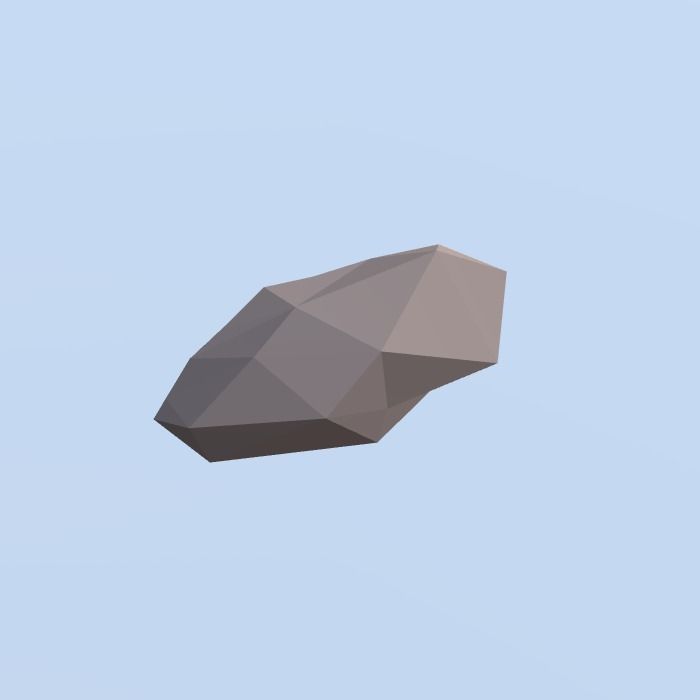 Low Poly Nature Project - 100  Rocks Stones and Clifs Low-poly 3D model_10