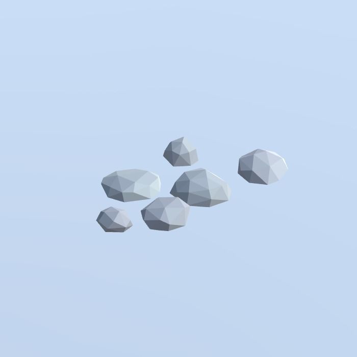 Low Poly Nature Project - 100  Rocks Stones and Clifs Low-poly 3D model_106