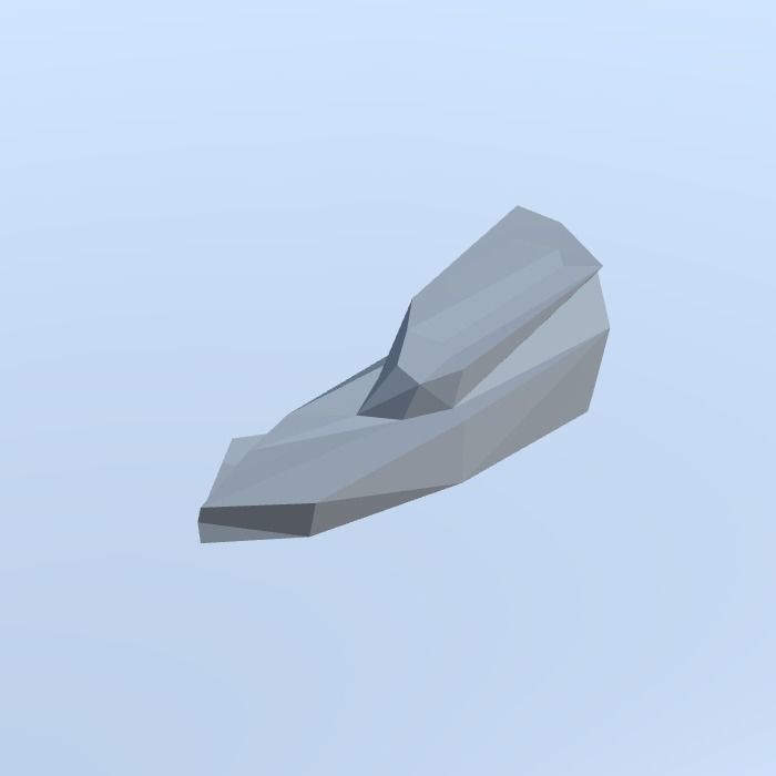 Low Poly Nature Project - 100  Rocks Stones and Clifs Low-poly 3D model_15
