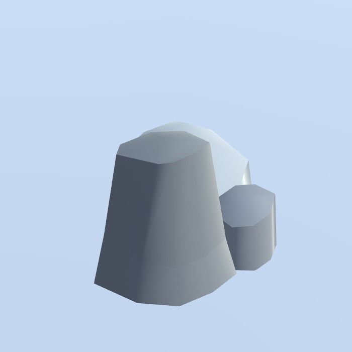 Low Poly Nature Project - 100  Rocks Stones and Clifs Low-poly 3D model_48