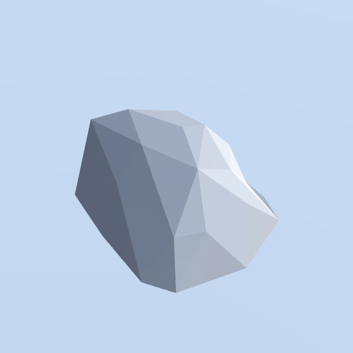 Low Poly Nature Project - 100  Rocks Stones and Clifs Low-poly 3D model_100