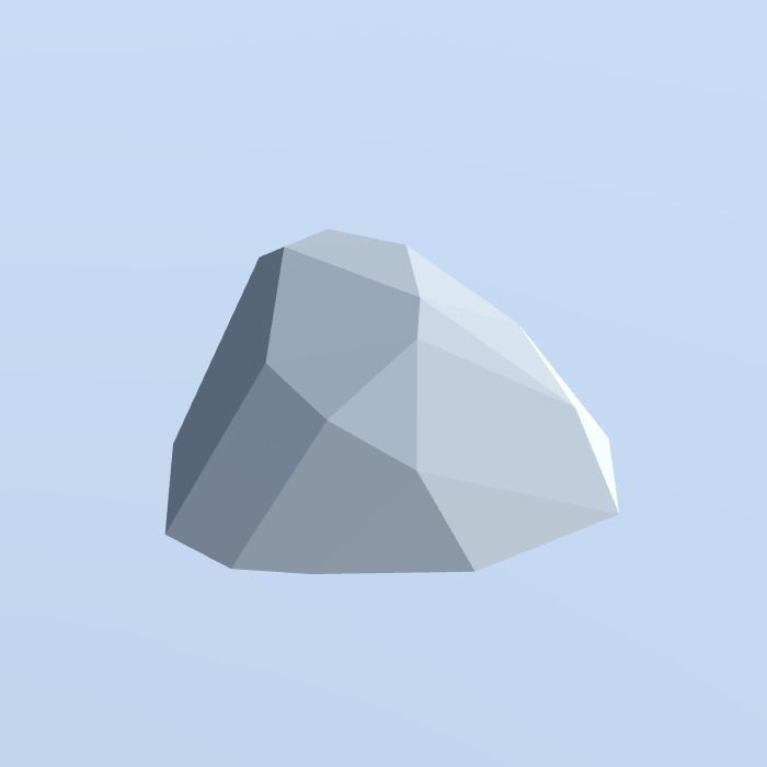 Low Poly Nature Project - 100  Rocks Stones and Clifs Low-poly 3D model_90