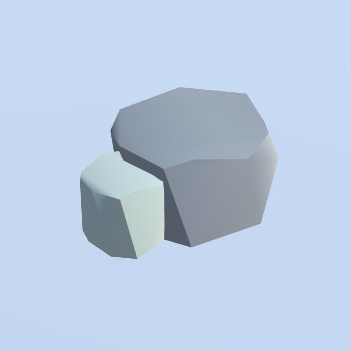 Low Poly Nature Project - 100  Rocks Stones and Clifs Low-poly 3D model_51