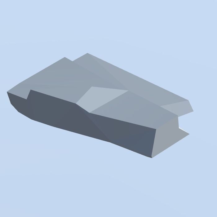 Low Poly Nature Project - 100  Rocks Stones and Clifs Low-poly 3D model_71