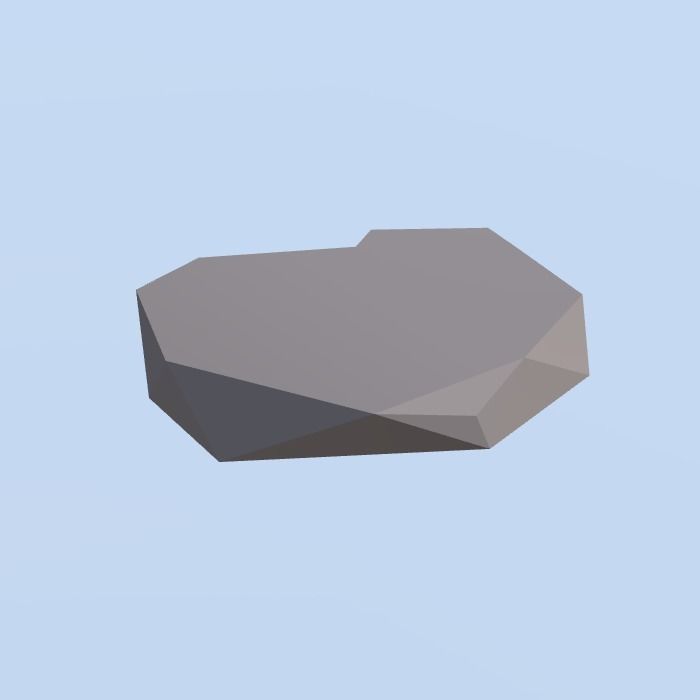 Low Poly Nature Project - 100  Rocks Stones and Clifs Low-poly 3D model_6