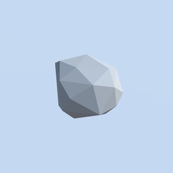 Low Poly Nature Project - 100  Rocks Stones and Clifs Low-poly 3D model_107