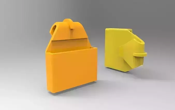 Buckle plastic case Free 3D model