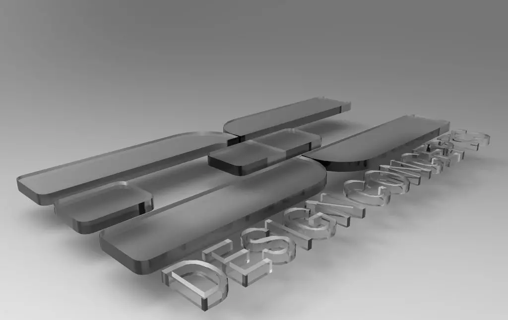 Design Concepts logo Free 3D model_0