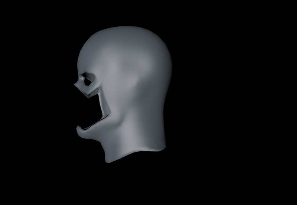 The Flash Season 4 Cowl Low-poly 3D model_2