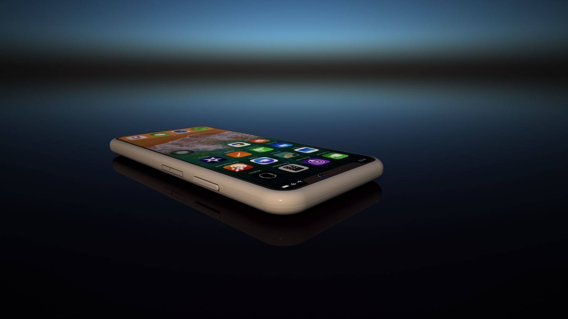 IphoneX iphone x 3D model_5