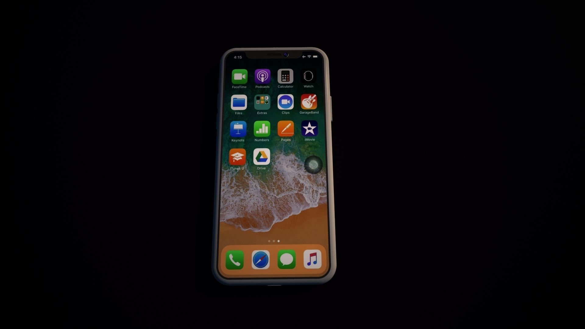 IphoneX iphone x 3D model_3