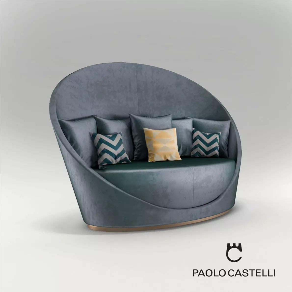 Sofa Petalo from Paolo Castelli - Design by Giampiero Peia 3D model