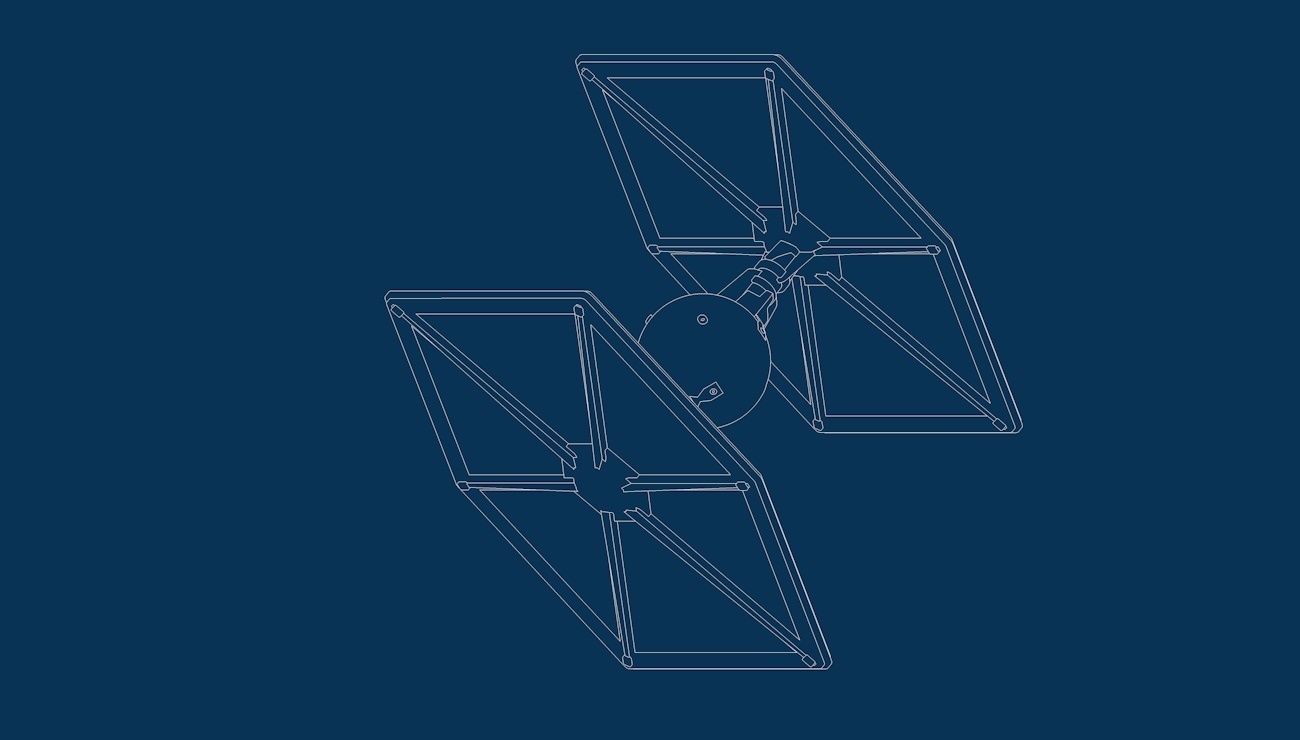 Star Wars Imperial Tie Fighter Low-poly 3D model_12