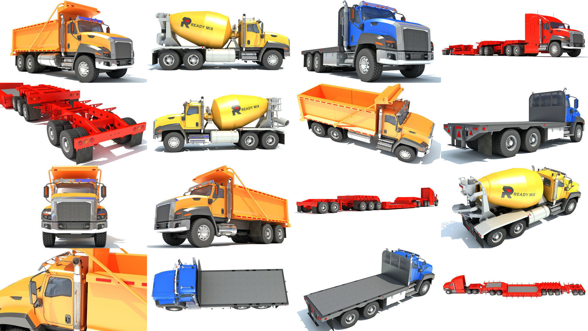 Truck 3D Models 3D Model Collection_1