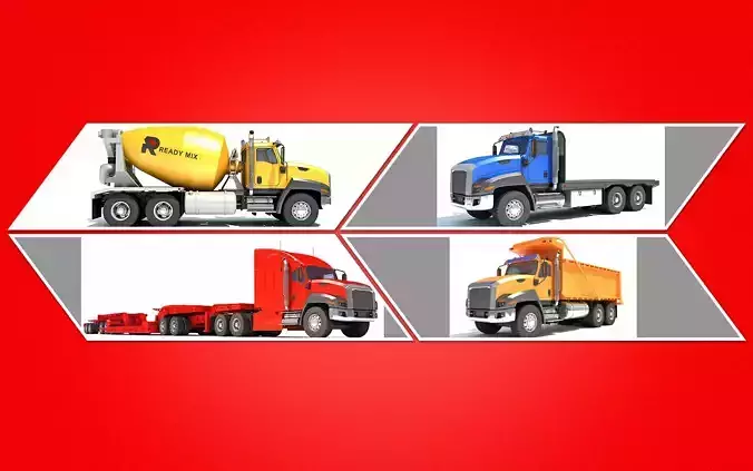 Truck 3D Models 3D Model Collection