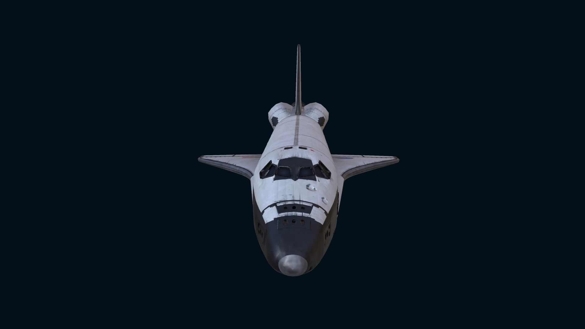 Spaceship Collection flying in sky _16