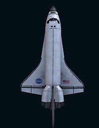 Spaceship Collection flying in sky _13