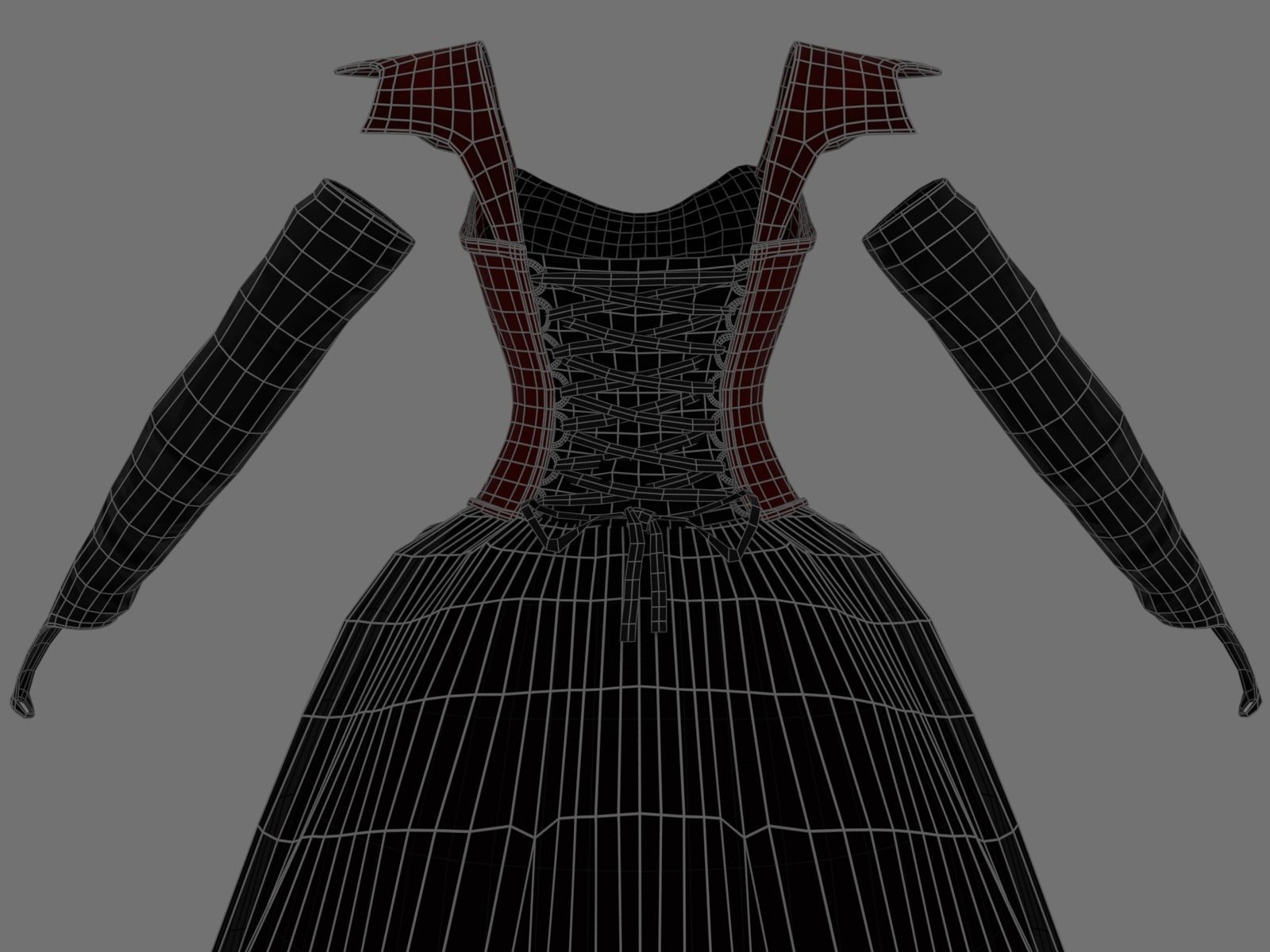 5 Victorian Gothic Dresses Collection _61