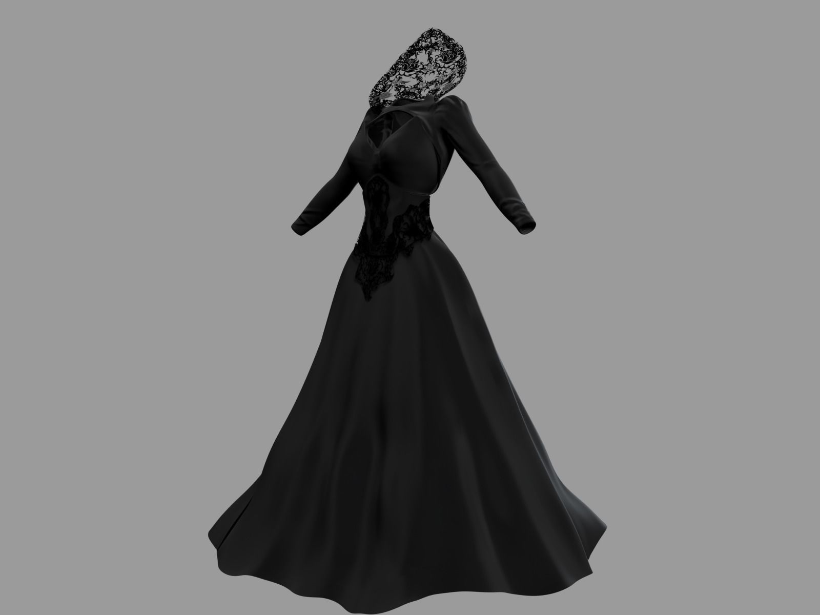 5 Victorian Gothic Dresses Collection _34