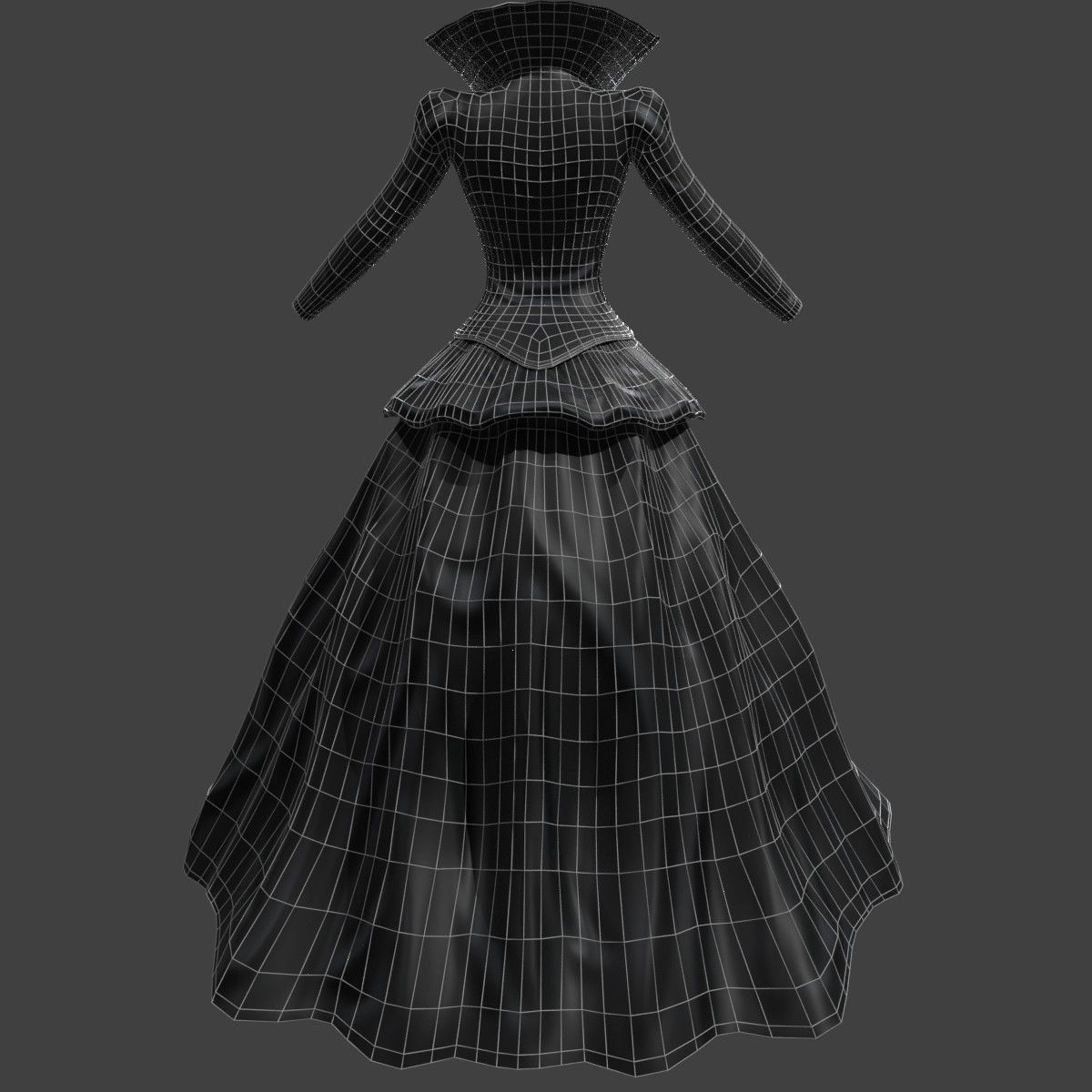 5 Victorian Gothic Dresses Collection _71