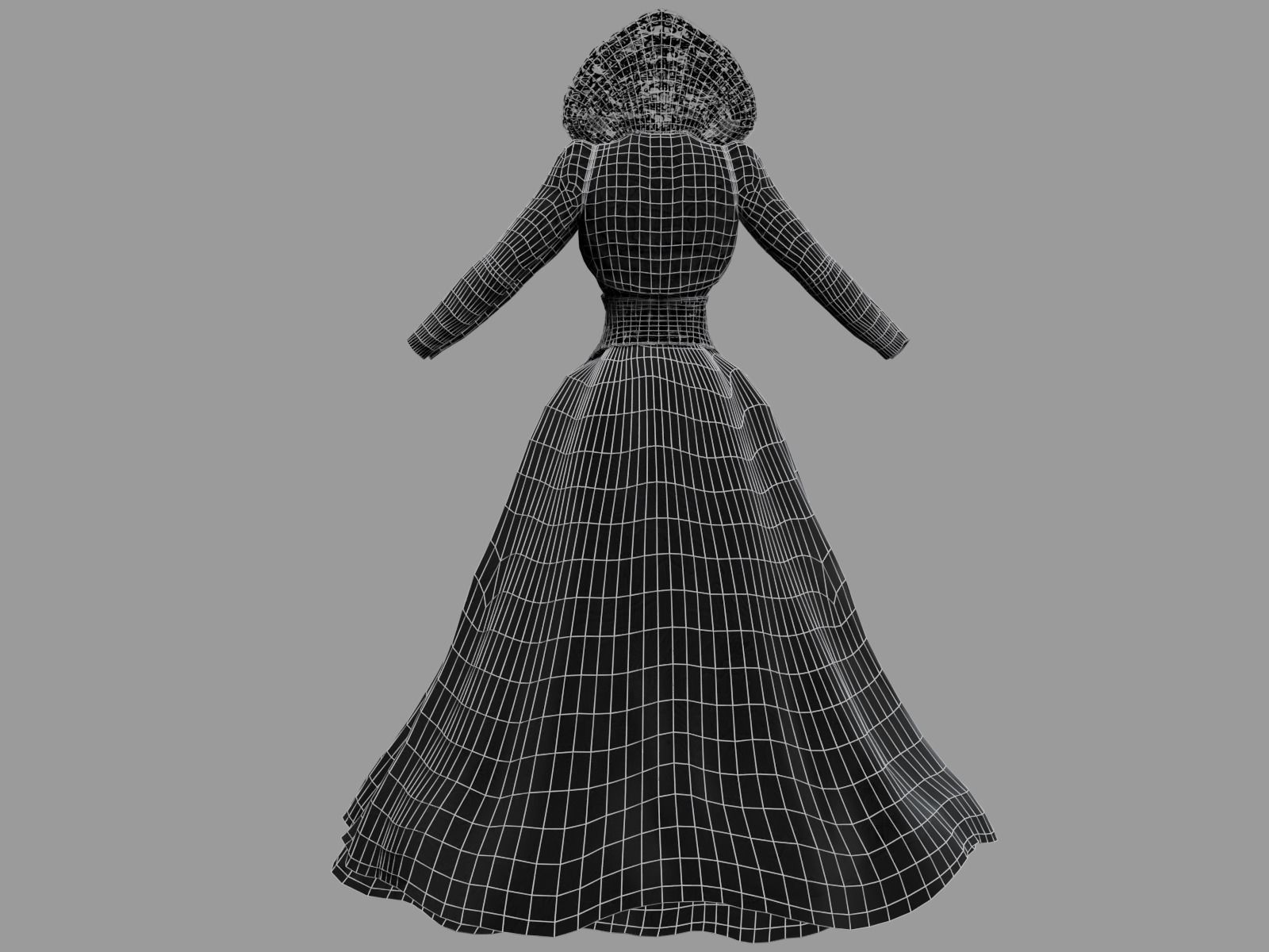 5 Victorian Gothic Dresses Collection _45