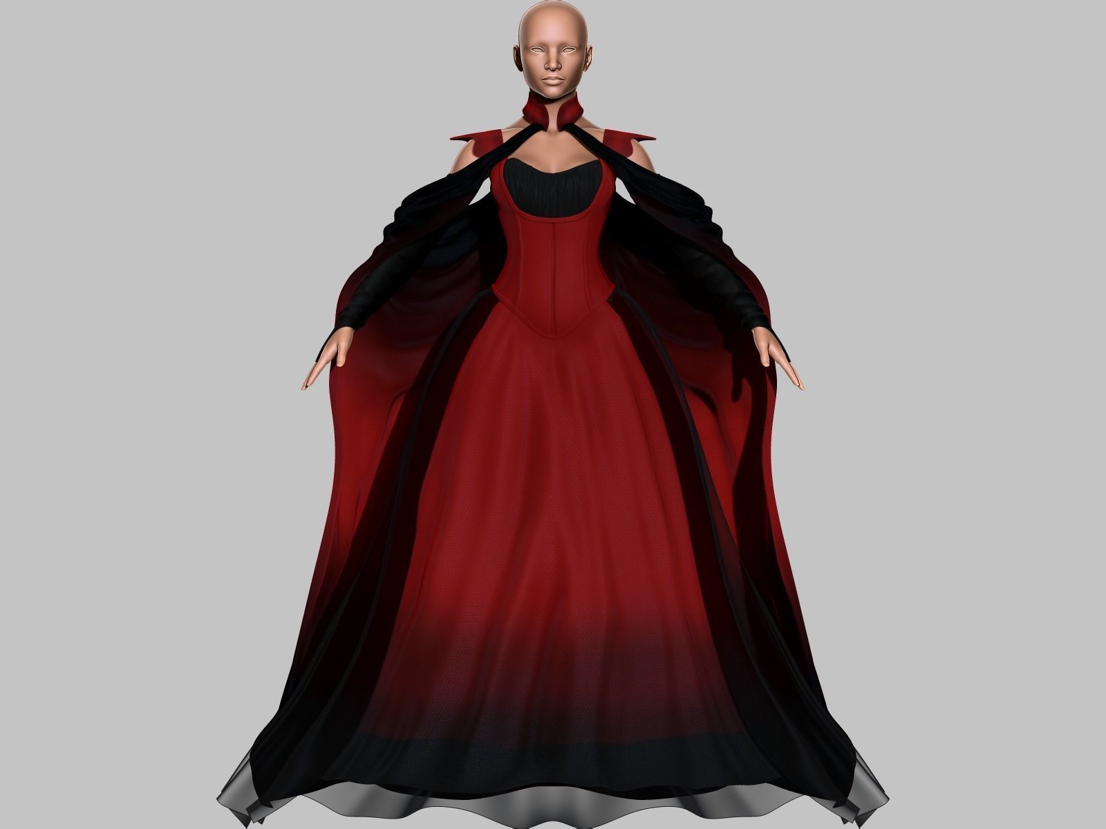 5 Victorian Gothic Dresses Collection _5